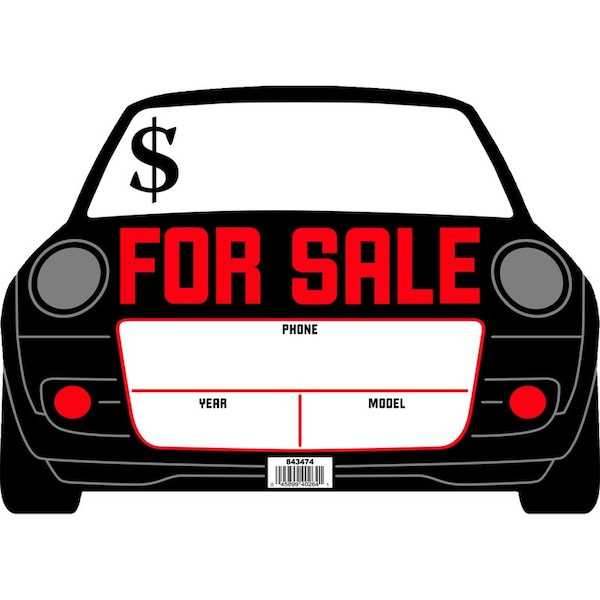 Hillman For Sale, Plastic, 9.51 in x 13.91 in 843474 - main